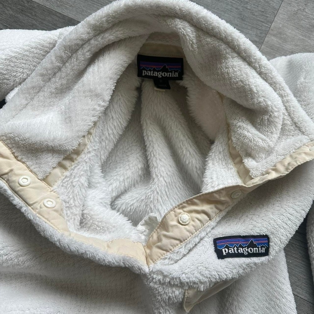 Patagonia womens Re-tool snap T pullover sweater soft cozy high pile size M - Picture 3 of 8